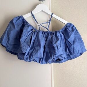 Zara Blue Top